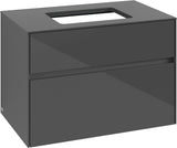 Villeroy & Boch Collaro Waschtischunterschrank 800 mm Glossy White mit SoftClosing und 2 Auszügen