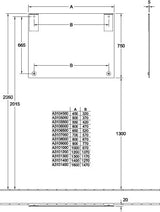 Villeroy & Boch More To See Spiegel 1400x750x20 mm Rechteck – Wandspiegel aus Glas