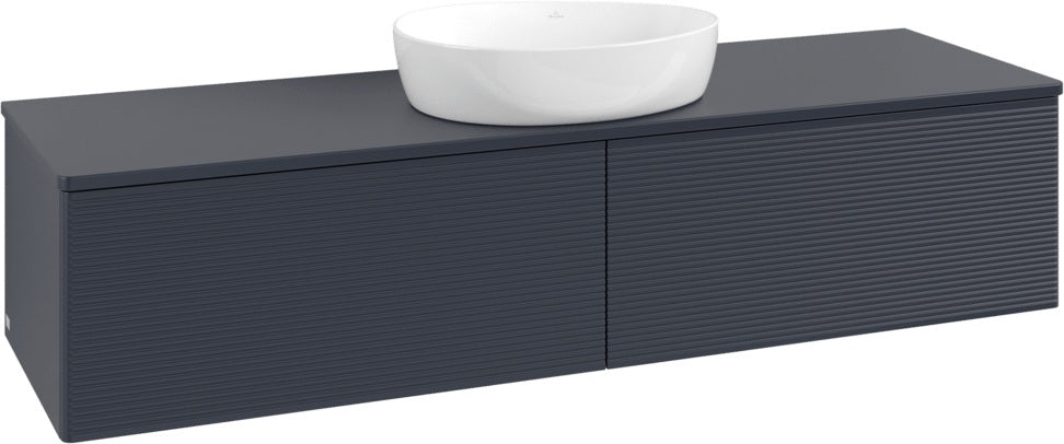 Villeroy & Boch Waschbeckenunterschrank Antao K36110 1600 mm Anthracite Matt Lacquer