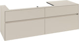 Villeroy & Boch Waschtischunterschrank Collaro C029 B0 1600 mm Cashmere Grey mit LED-Beleuchtung