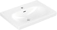 Villeroy & Boch Wandwaschbecken Skyla 650 mm Stone White CeramicPlus – Matt, rechteckig, mit Überlauf