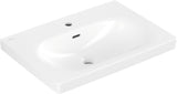 Villeroy & Boch Wandwaschbecken Skyla 650 mm Stone White CeramicPlus – Matt, rechteckig, mit Überlauf