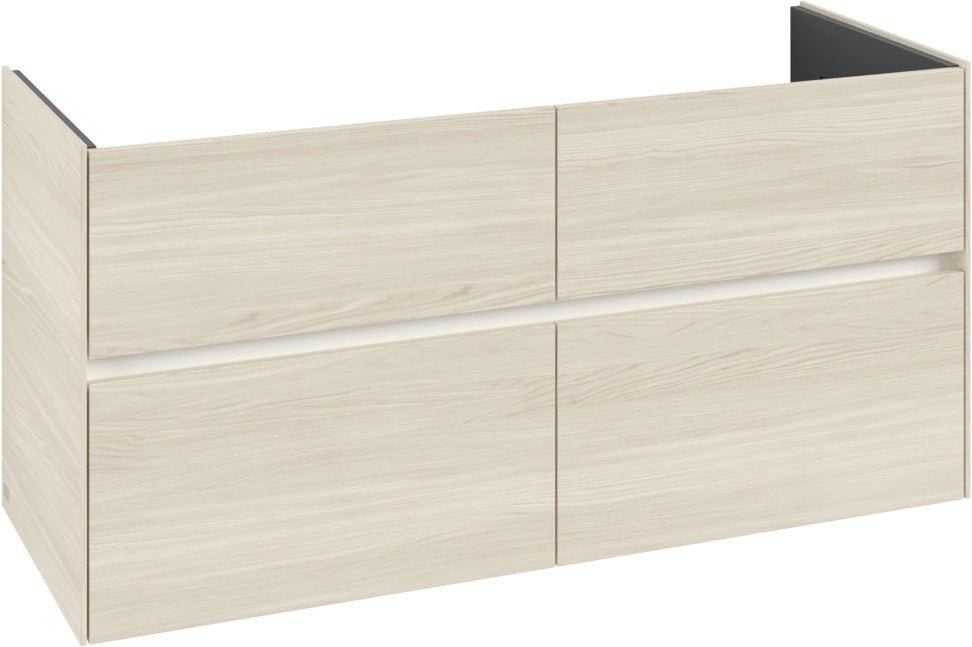Villeroy & Boch Waschtischunterschrank Collaro C147 B0 1261 mm White Oak mit LED-Beleuchtung