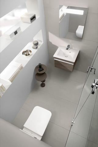 Villeroy & Boch WC-Sitz SlimSeat Line Venticello 9M8 0S1 mit SoftClosing und QuickRelease, Weiß Alpin