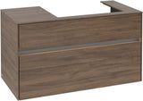 Villeroy & Boch Waschtischunterschrank Collaro C018 B0 1000 mm Eiche mit Beleuchtung