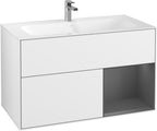 weiß / Mitteldichte Faserplatte (MDF) / G040G K 996x591x498mm Glossy White Lacquer