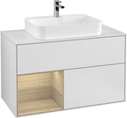 weiß / Mitteldichte Faserplatte (MDF) / G361P C 1000x603x501mm White Matt