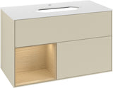 Villeroy & Boch Waschtischunterschrank Finion G241GF Glossy White Lacquer 1000 mm mit Beleuchtung