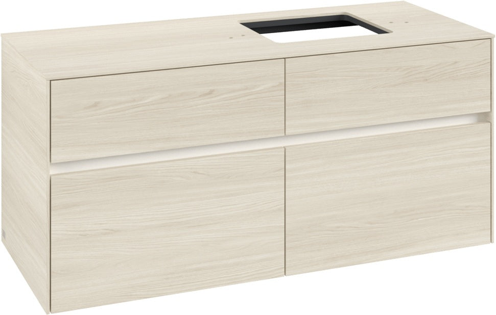 Villeroy & Boch Waschtischunterschrank Collaro C130 B0 1200 mm White Oak mit Beleuchtung