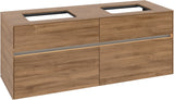 Villeroy & Boch Waschtischunterschrank Collaro C119 B0 1400 mm Kansas Oak mit Beleuchtung