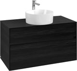 Villeroy & Boch Waschbeckenunterschrank Collaro C038 Black Oak 1000 mm mit SoftClosing
