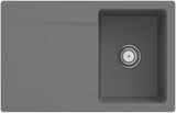 Villeroy & Boch Einbauspüle Siluet 45 Ebony CeramicPlus 800x510mm reversibel