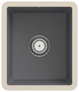 Villeroy & Boch Unterbauspüle Subway 45 SU Keramik Ebony CeramicPlus 375x440 mm