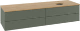 Villeroy & Boch Waschtischunterschrank Antao 1600 mm Anthrazit mit LED-Auszugsbeleuchtung