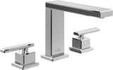 Villeroy & Boch Mettlach 3-Loch-Waschtischarmatur eckig Chrom mit AirPlus und AquaSmart