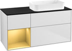 weiß / Waschtischunterbau / G682H F 1200x603x501mm White Matt