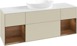 Villeroy & Boch Finion Waschbeckenunterschrank 1600 mm Glossy White Lacquer – mit LED-Beleuchtung