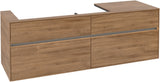Villeroy & Boch Waschtischunterschrank Collaro C029 B0 1600 mm Kansas Oak mit LED-Beleuchtung