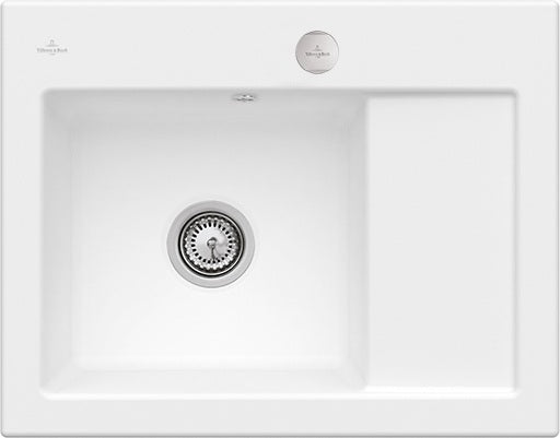 Villeroy & Boch Einbauspüle Subway 45 Compact 650x510mm Weiß Alpin CeramicPlus