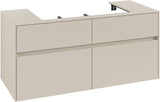 Villeroy & Boch Waschtischunterschrank Collaro C08700 1200 mm Cashmere Grey mit 4 Auszügen