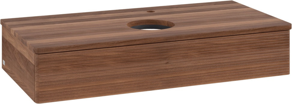 Villeroy & Boch Waschtischunterschrank Antao 1000 mm Warm Walnut mit Auszugsbeleuchtung