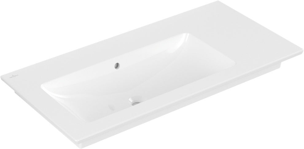 Villeroy & Boch Schrankwaschtisch Venticello 1000x500 mm Weiß Alpin, Becken links, mit Überlauf