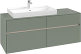 Villeroy & Boch Waschtischunterschrank Collaro C089 B0 1400 mm White Oak mit Beleuchtung und SoftClosing