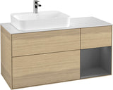 Villeroy & Boch Waschtischunterschrank Finion F401G 1200 mm Glossy White Lacquer mit Beleuchtung