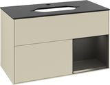 Villeroy & Boch Waschtischunterschrank Finion F252G 1000 mm Glossy White Lacquer mit LED-Beleuchtung