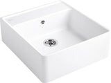 Villeroy & Boch Spülstein Einzelbecken 632062 – Rechteck Ivory CeramicPlus 595x630mm