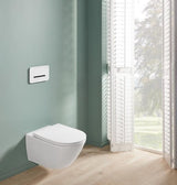 Villeroy & Boch WC-Set Universo TwistFlush 4670T9 wandhängend spülrandlos 370x560 mm Weiß Alpin