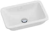 Villeroy & Boch Loop & Friends Unterbauwaschtisch 540x340 mm rechteckig mit Überlauf Weiß Alpin