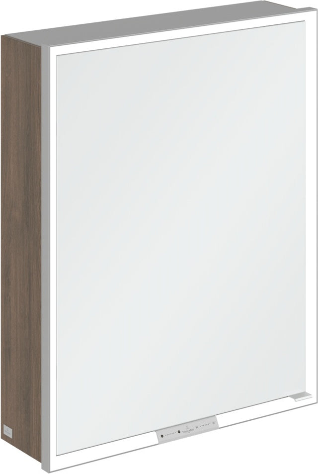 Villeroy & Boch My View+ Spiegelschrank A4816L 600 mm Arizona Oak mit LED-Beleuchtung und SoftClosing