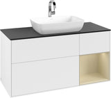 Villeroy & Boch Finion Waschbeckenunterschrank 1200 mm Glossy White Lacquer mit Beleuchtung