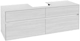 Villeroy & Boch Collaro Waschtischunterschrank 1600 mm Truffle Grey mit 4 Auszügen und Push-Open