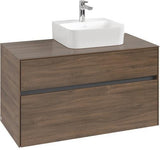 Villeroy & Boch Waschtischunterschrank Collaro 1000 mm Arizona Oak mit 2 Auszügen und SoftClosing
