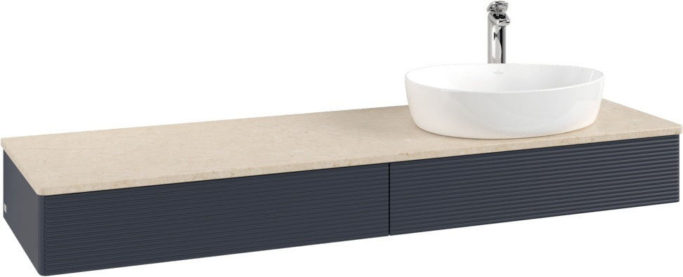 Villeroy & Boch Waschtischunterschrank Antao K16153 1600 mm Anthrazit Matt Lack