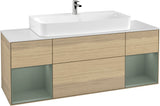 Villeroy & Boch Finion Waschtischunterschrank 1600 mm Glossy White Lacquer mit Beleuchtung