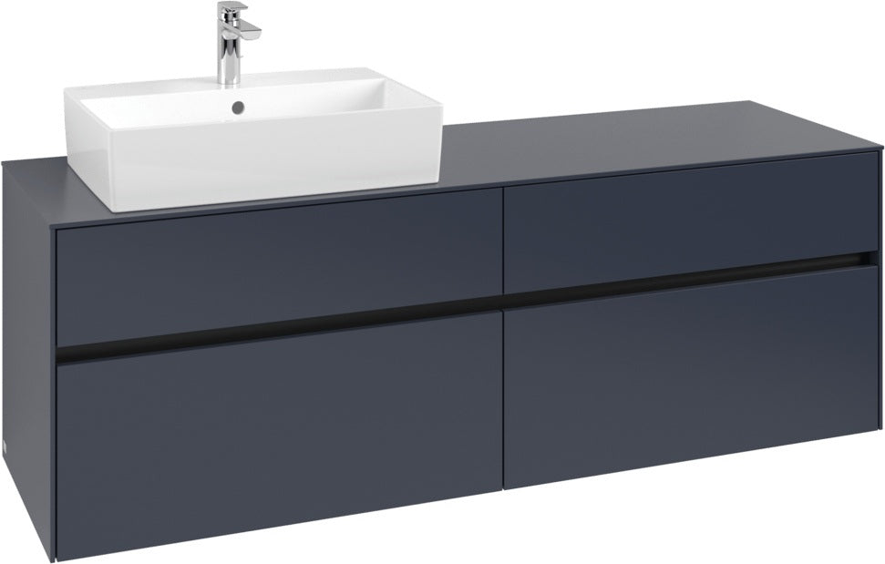 Villeroy & Boch Waschtischunterschrank Collaro C135 B0 1600 mm White Oak mit Beleuchtung