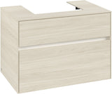 Villeroy & Boch Waschtischunterschrank Collaro C069 B0 800 mm White Oak mit LED-Beleuchtung