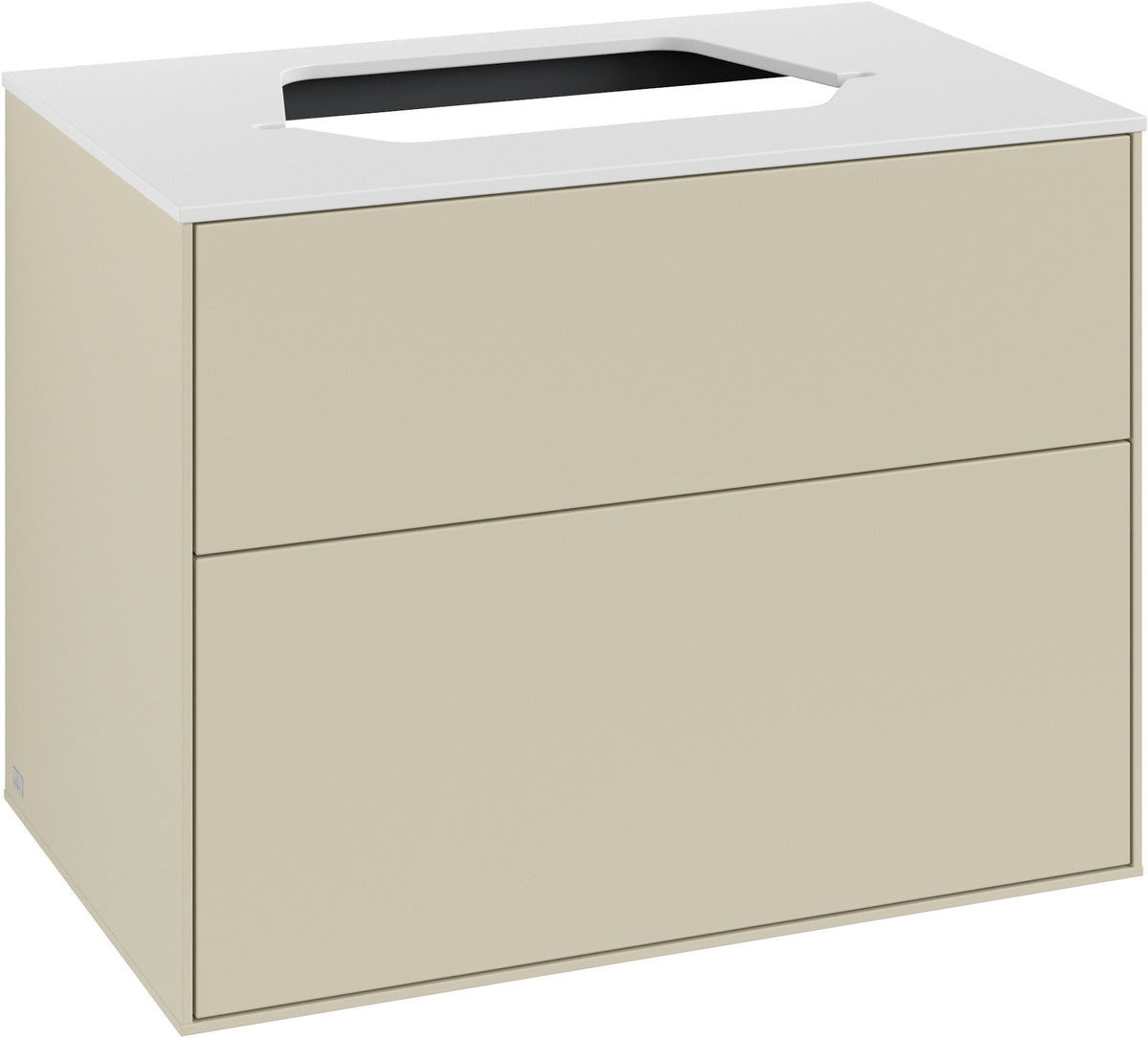 Villeroy & Boch Waschtischunterschrank Finion F3410 800 mm Glossy White Lacquer mit SoftClosing