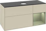 Villeroy & Boch Finion Waschbeckenunterschrank 1200 mm Glossy White Lacquer mit Beleuchtung