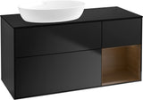 Villeroy & Boch Finion Waschtischunterschrank 1200 mm Glossy White Lacquer mit LED-Beleuchtung