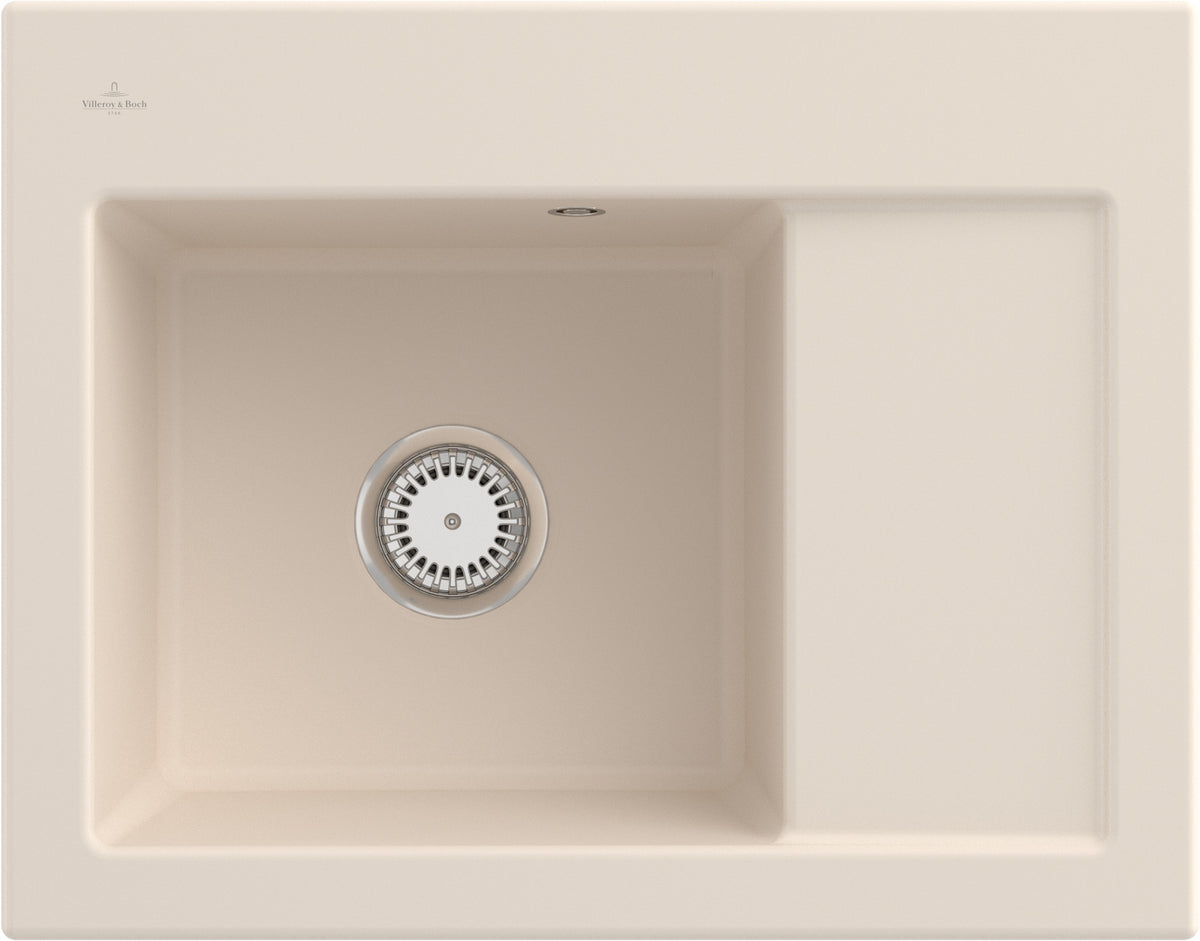 Villeroy & Boch Einbauspüle Subway 45 Compact 650x510mm Weiß Alpin CeramicPlus