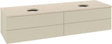 Villeroy & Boch Waschtischunterschrank Antao K28053 1600 mm Silk Grey Matt mit 4 Auszügen