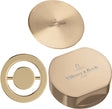 Villeroy & Boch Zubehörset 962420 – Eckige Abdeckkappen in Gold für Küchenspülen