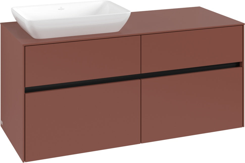 Villeroy & Boch Waschtischunterschrank Collaro C11300 1200 mm White Oak mit 4 Auszügen