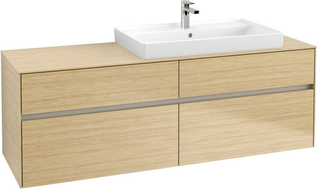 Villeroy & Boch Waschtischunterschrank Collaro C027 Nordic Oak 1600 mm mit 4 Auszügen