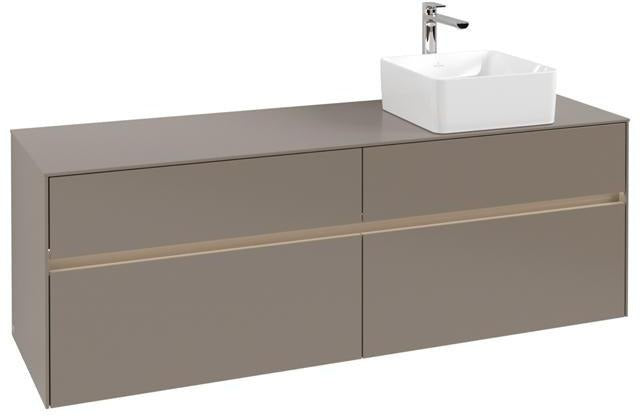 Villeroy & Boch Waschtischunterschrank Collaro C051 B0 1600 mm Glossy White mit LED-Beleuchtung