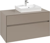 Villeroy & Boch Waschbeckenunterschrank Collaro C01500 1000 mm Taupe mit SoftClosing